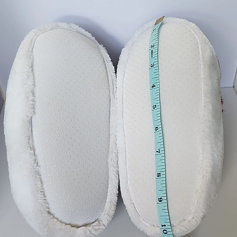 Prince & Fox  Snowman Slippers with Red Accents
